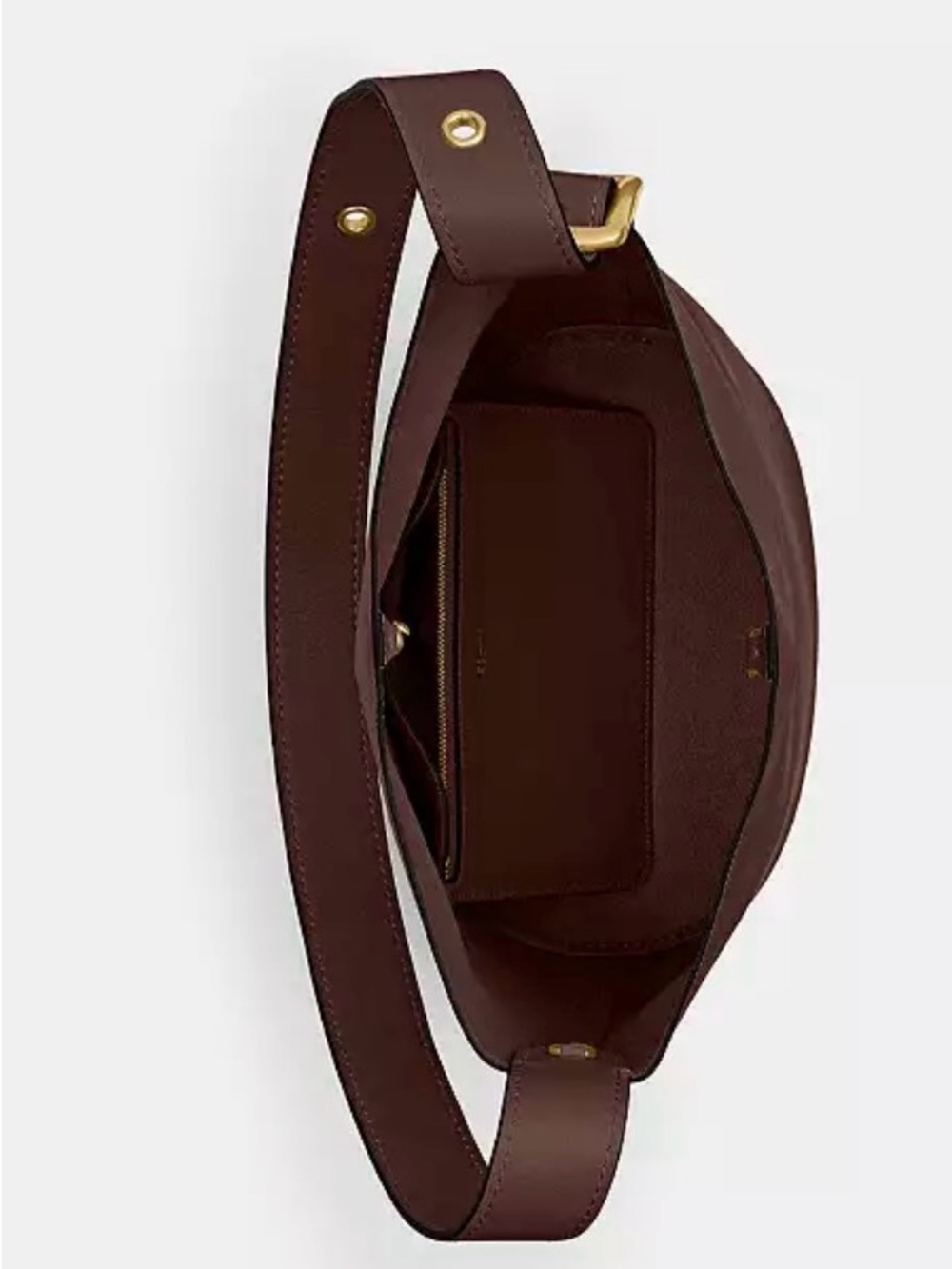 Coach Bleeker Bucket Bag CCC23 brass / Maple leather NWT shoulder/crossbody - Picture 4 of 10